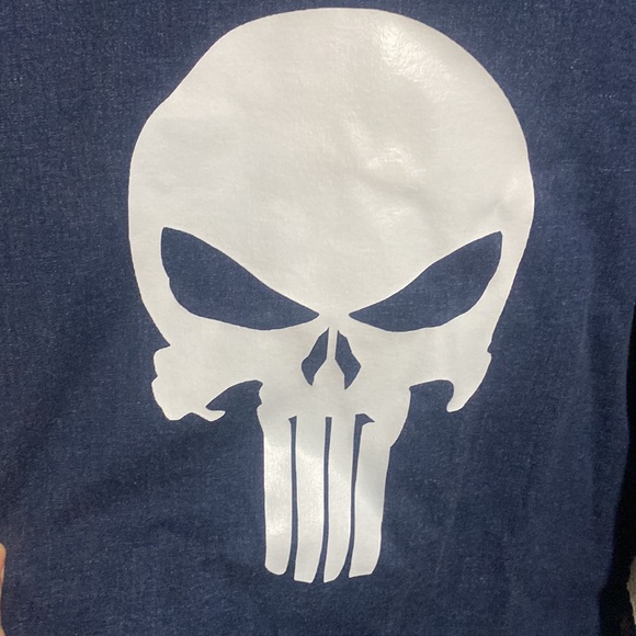 PUNISHER denim buttonup L=25Dx20A+Tahari🍋+Clean up your act 8.820Z facewash - Picture 7 of 15